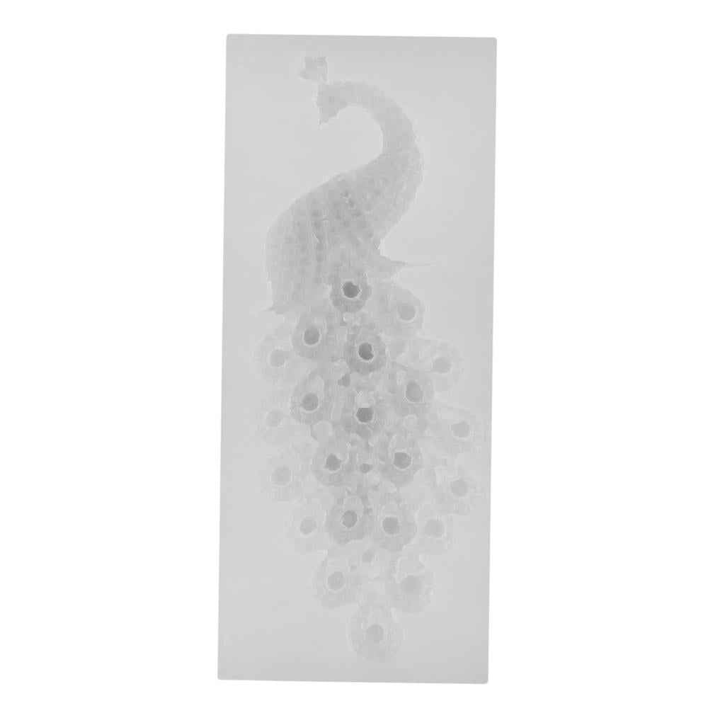 DIY Peacock Style Sugar Craft Silicone Moulds Cake Decor Baking Accessory Chocolate Soap Molds 3D