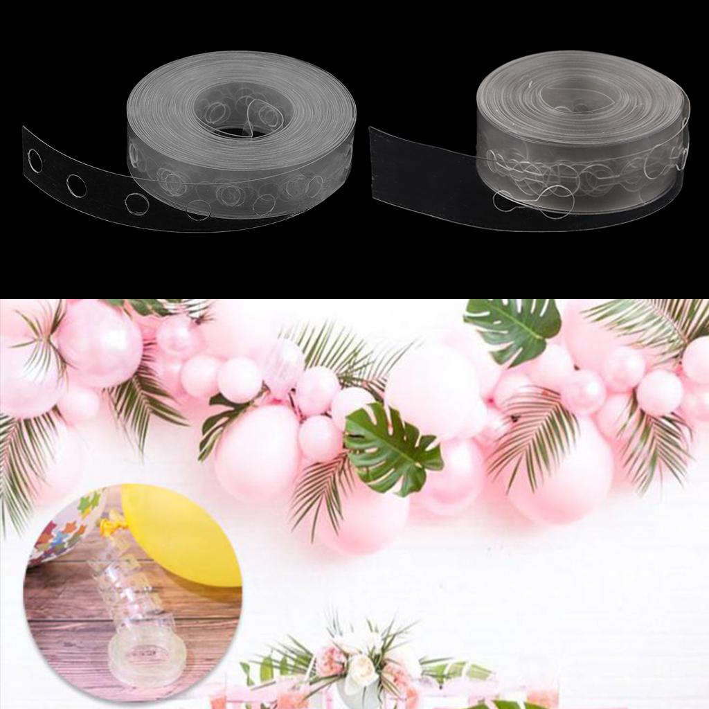 5x5m Balloon Arch Decor Strip Connect Chain DIY Wedding Party Favours 1 hole