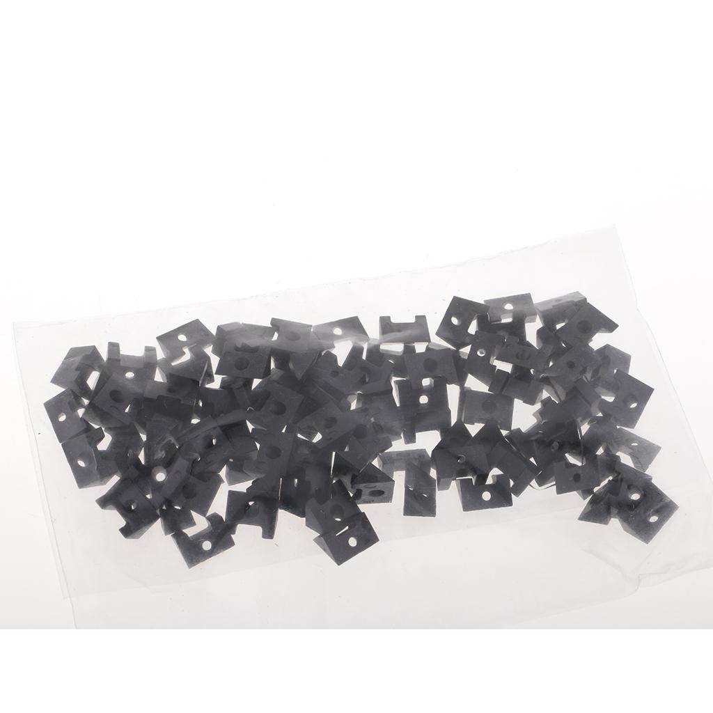 2x100 Pcs Plastic Picture Photo Frame Turn Buttons Fasteners Framing Supplies