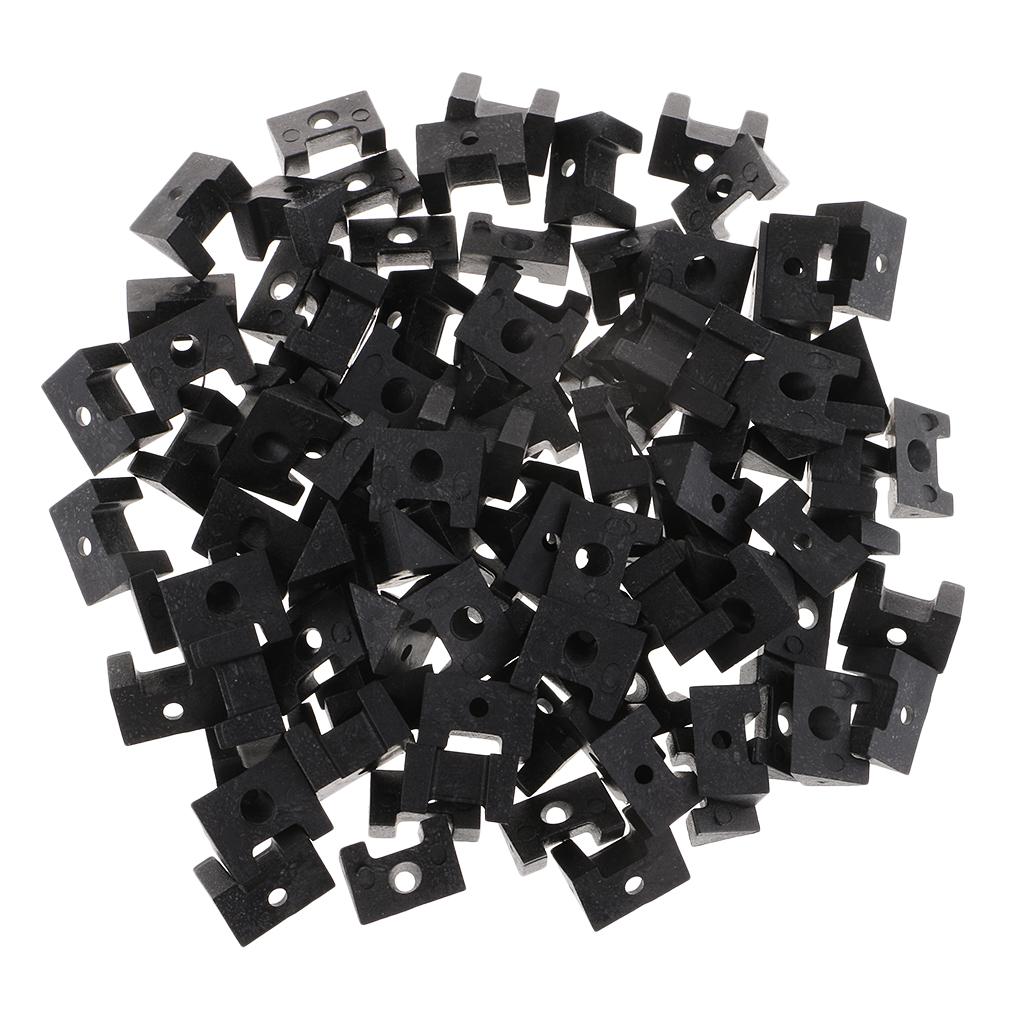 2x100 Pcs Plastic Picture Photo Frame Turn Buttons Fasteners Framing Supplies