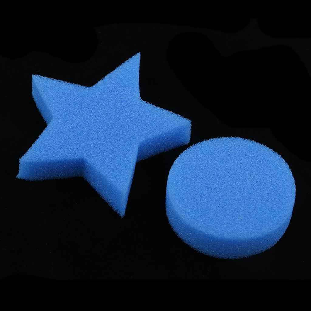 18 Pieces Multi Colors Sponge Painting Shapes Painting Craft Sponge Geometric Shapes for Toddlers Early Learning Sponge for Kids Painting Tools