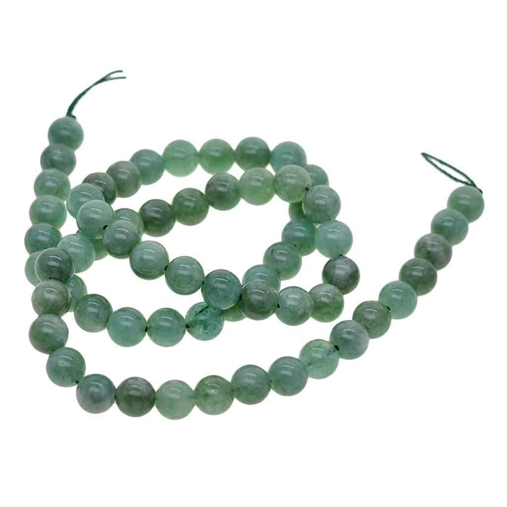 Malay Jade Green Jewelry Making Loose Round Beads 15 inch 6mm