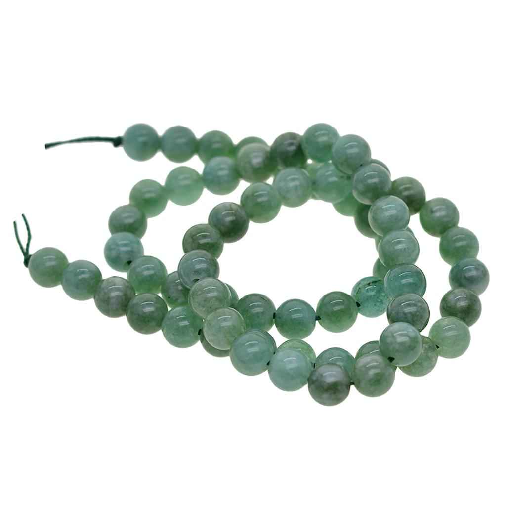 Malay Jade Green Jewelry Making Loose Round Beads 15 inch 6mm