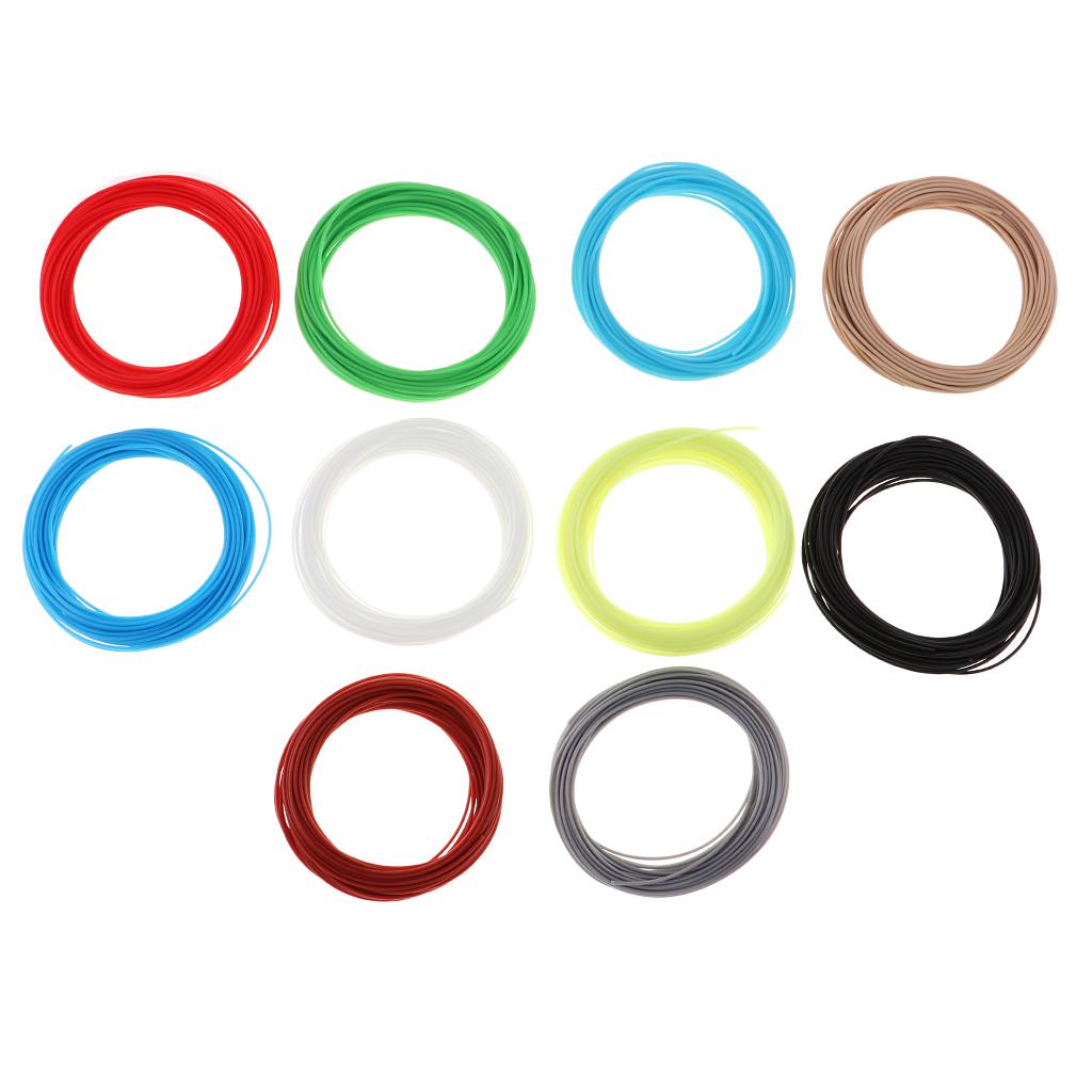 2x10m 1.75mm Print Filament PLA Modeling Material for 3D Drawing Printer Pen