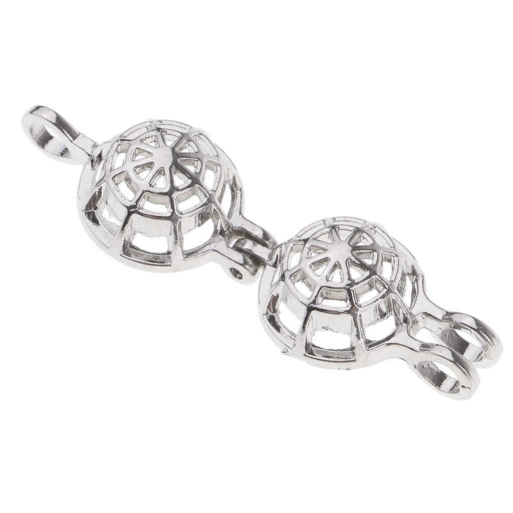 DIY Bead Cage Locket Pendant Charms Essential Oil Diffuser Necklace web