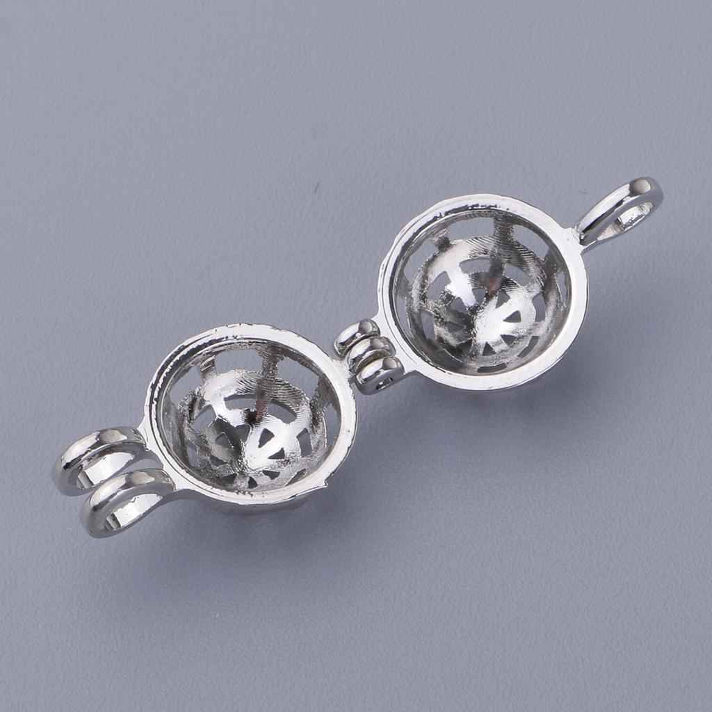 DIY Bead Cage Locket Pendant Charms Essential Oil Diffuser Necklace web