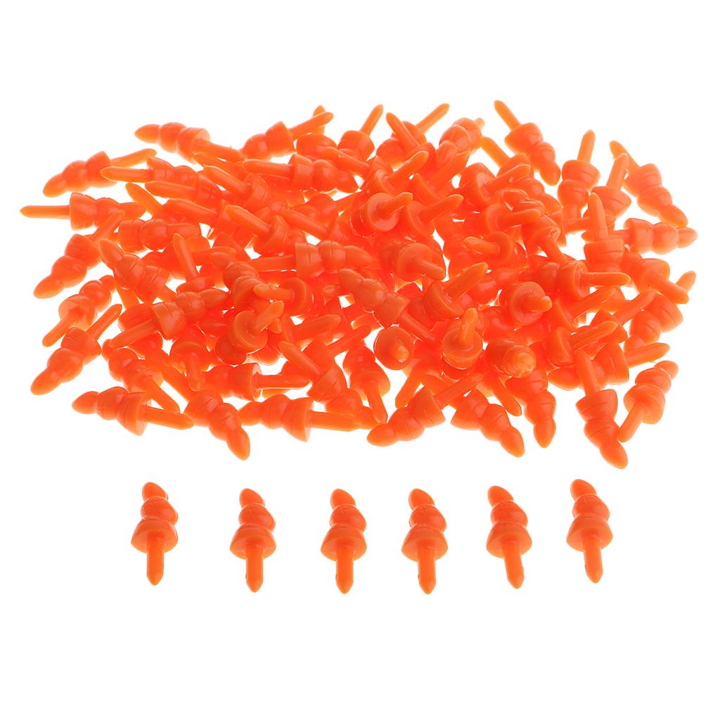 3x100 Pieces Plastic Long Safety Noses for Doll Animal Toys Making Accessories