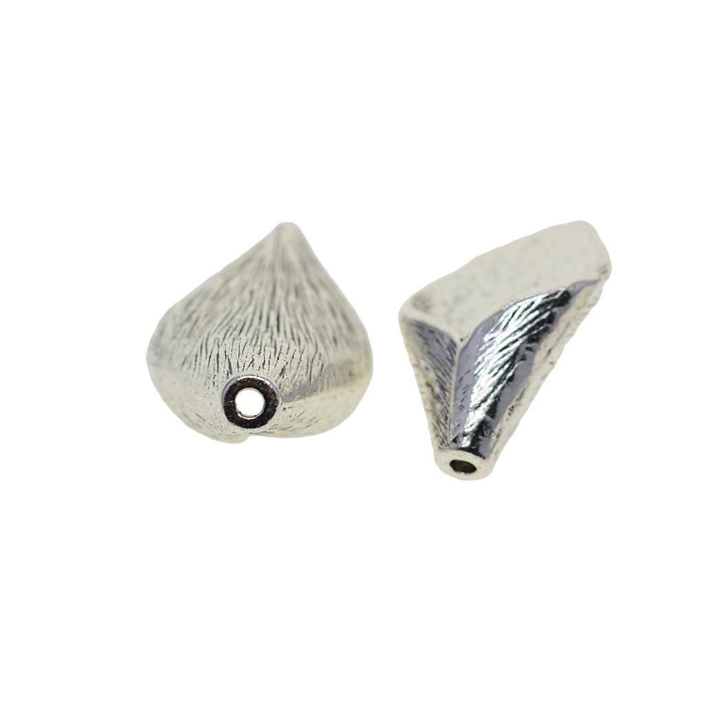 2x20Pcs Tibetan Silver Lily Calla Blank Flower Frame Cap Charms DIY Making
