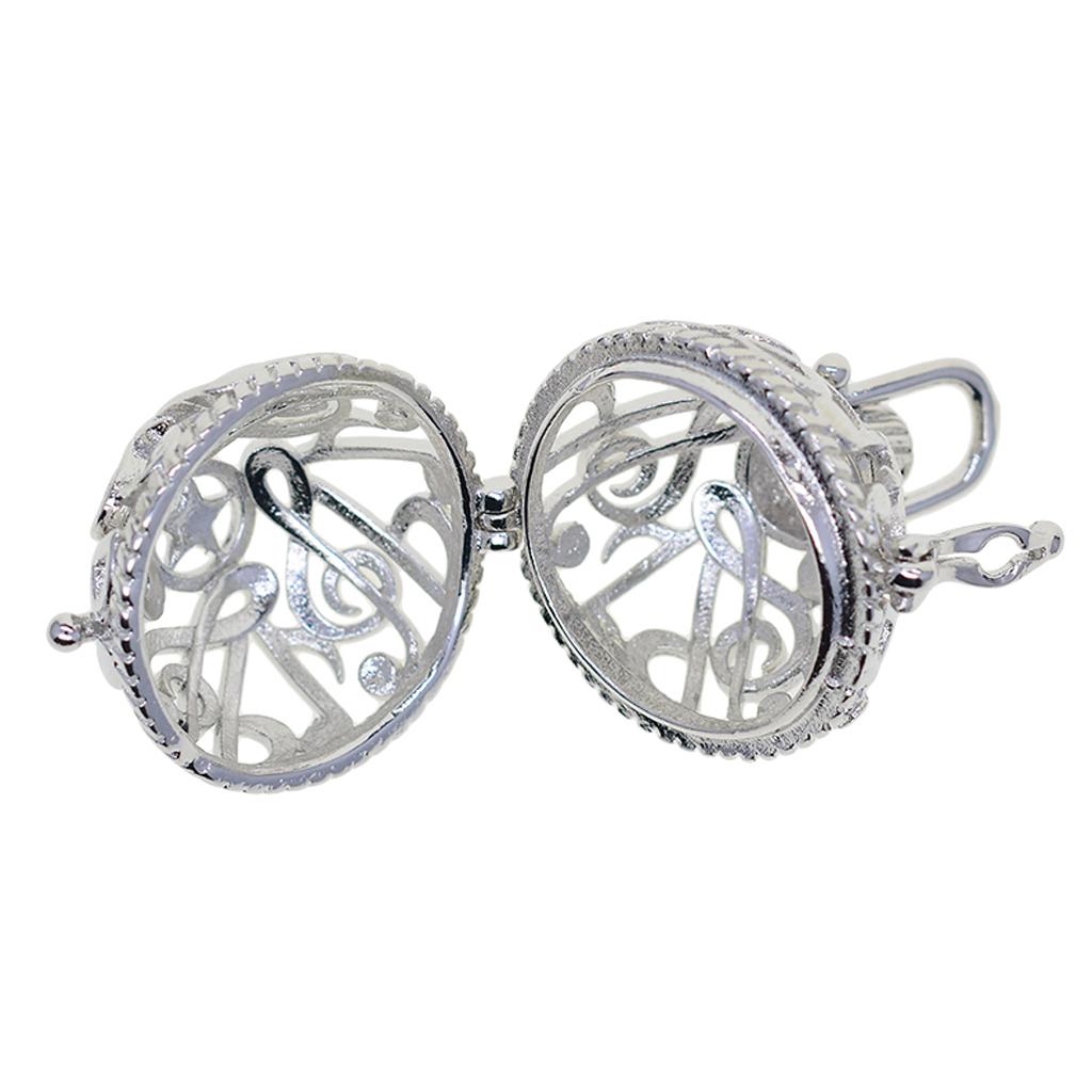 9 Styles Copper Beads Cage Charms Locket Pendant Settings for DIY Necklace