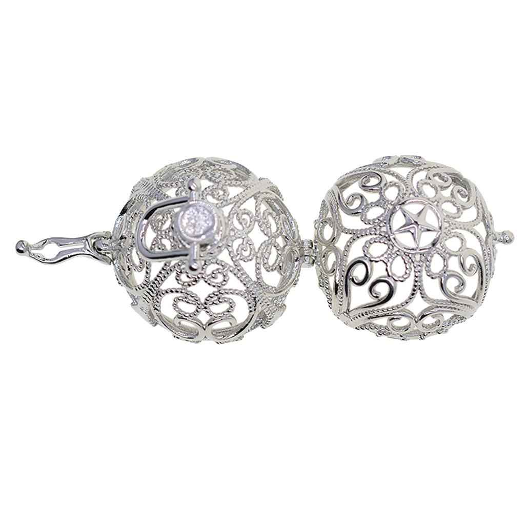 Beads Cage Charms Locket Pendant Settings for DIY Necklace Vintage