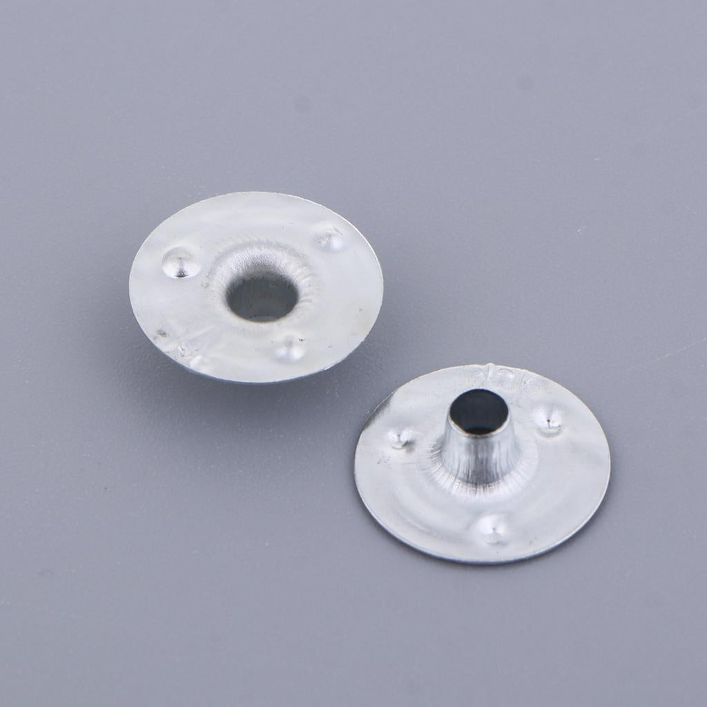 6x100 Pieces Metal Candle Wick Sustainers Tabs Base for Candle Making 12.5×2.5mm