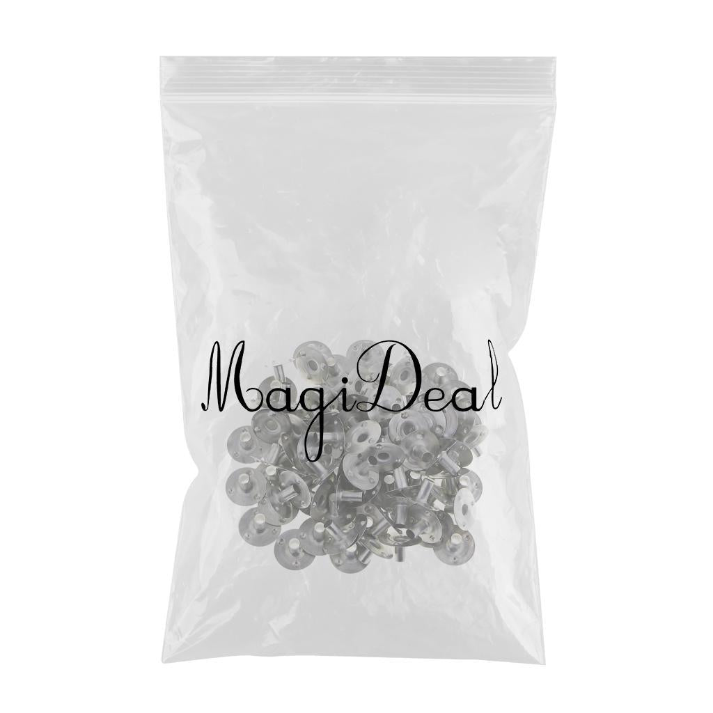 4x100 Pieces Metal Candle Wick Sustainers Tabs Base for Candle Making 20x5mm