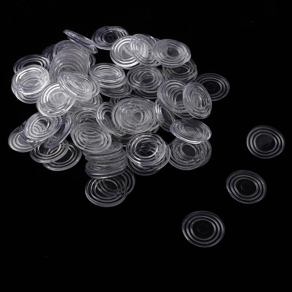 5x100 Non Skid Rubber Feet Bumper Leg Tips Caps Cover for Furniture