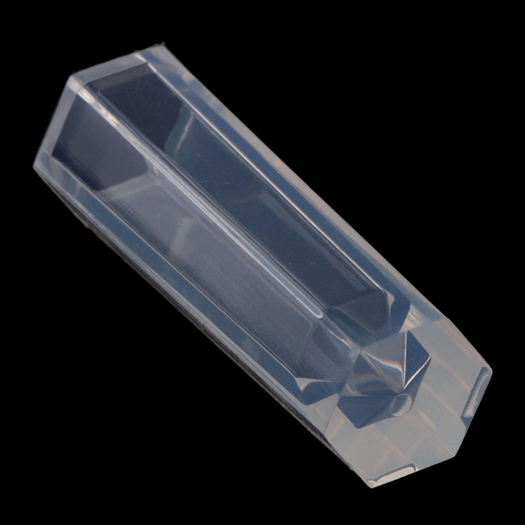 3xDIY Crystal Pendant Charms Silicone Mold for DIY Resin Jewelry Making 45mm