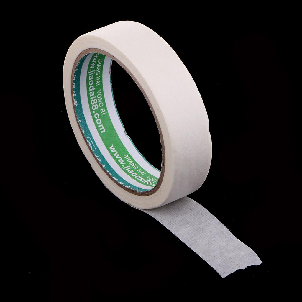 3xWritable Masking Tape Roll White for Home Office Labels DIY Decoration 24mm