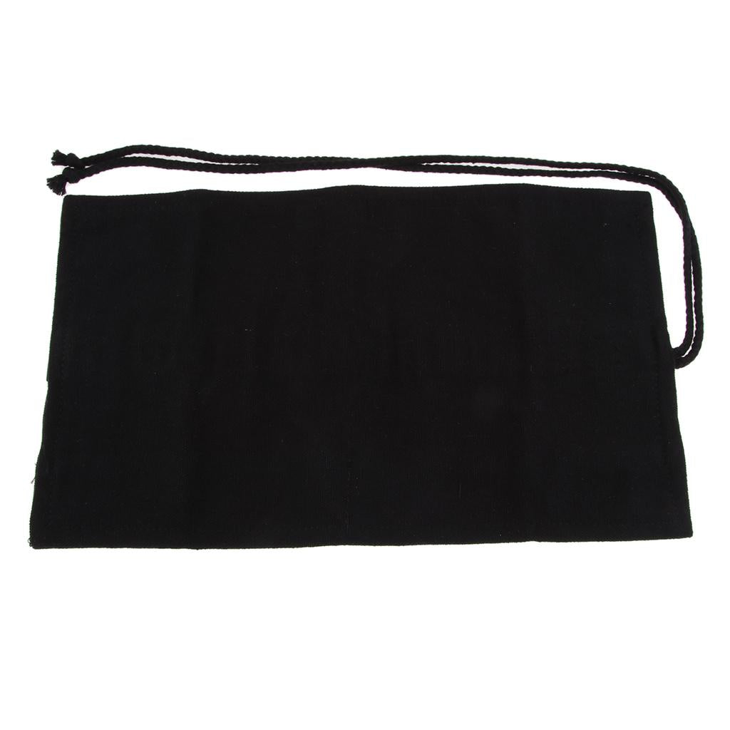 2xCanvas Colored Pencils Wrap Roll Up Case Organizer Pen Bag Pouch 330x195x3mm
