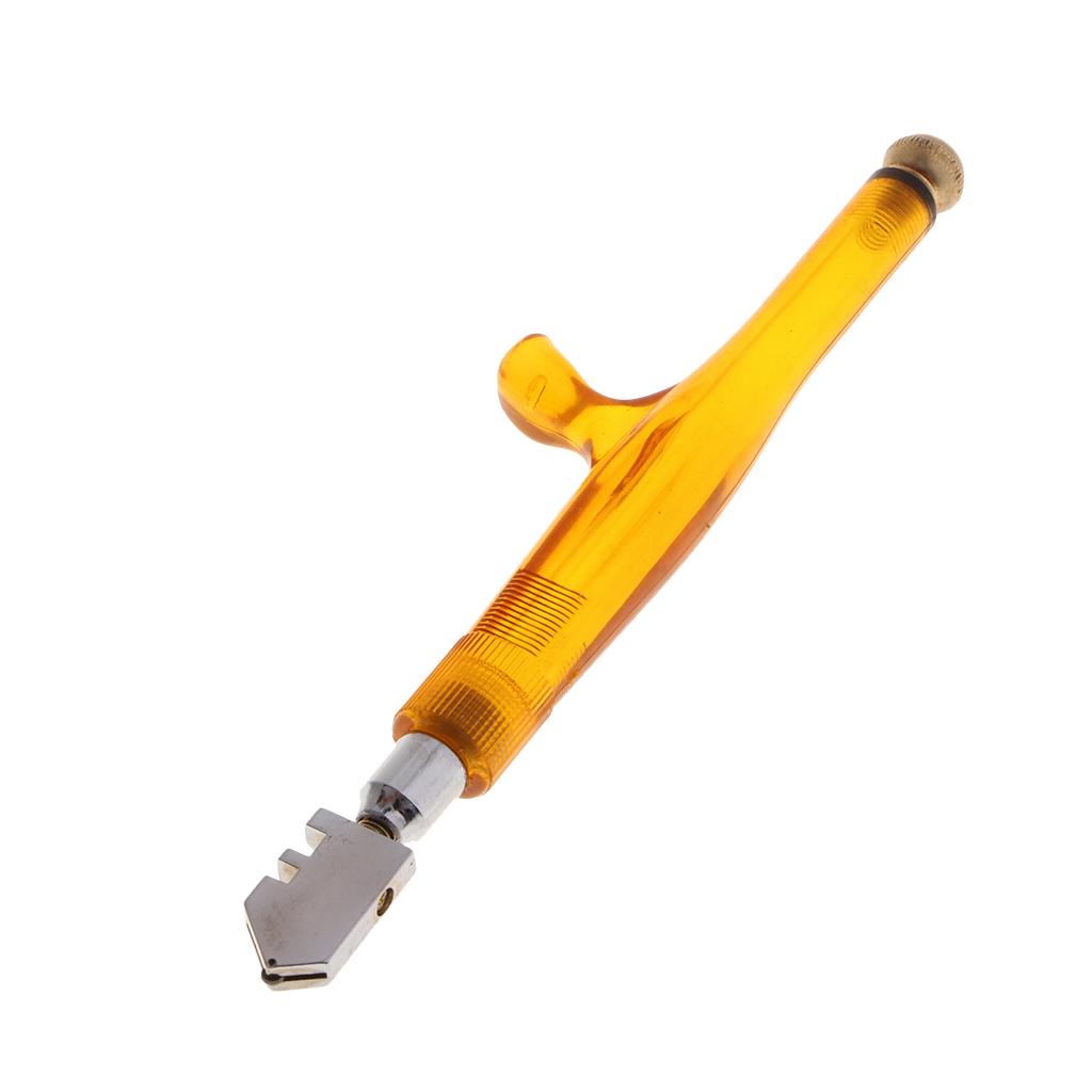 2xDiamond ROLLING WHEEL Anti slip Handle Oil Feed Glass Cutting Cutter Tool