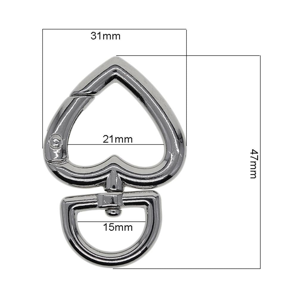 2x2 Pieces Swivel Clasps Lanyard Snap Hook Lobster Claw Clasp Jewelry Findings