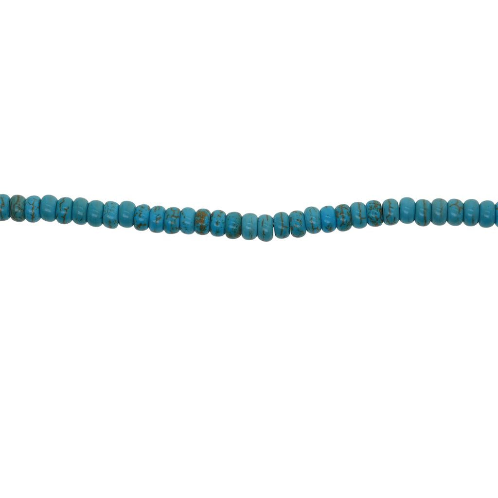 3x1 Strand Turquoise Loose Spacer Beads for jewelry making  abacus beds 6x3mm