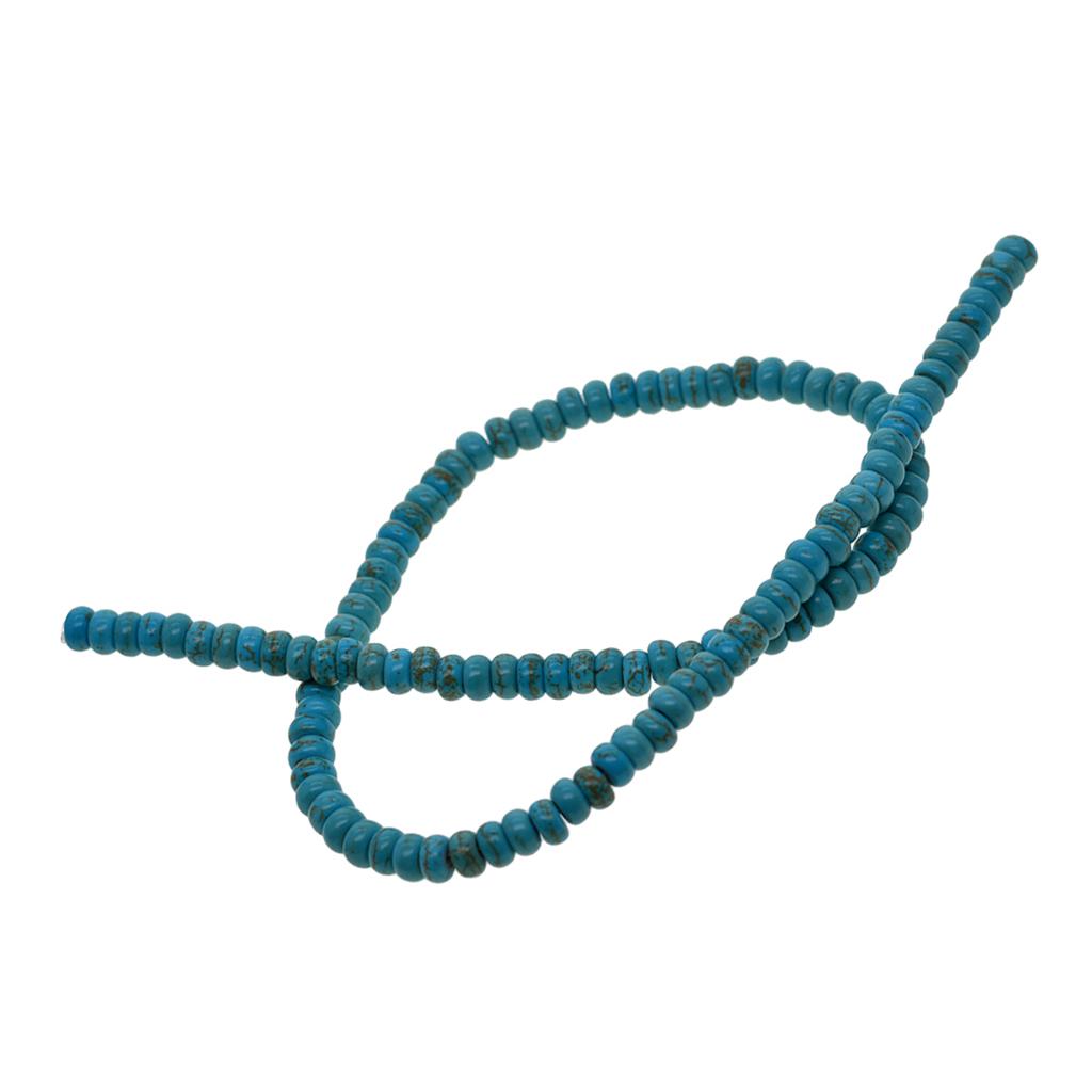 3x1 Strand Turquoise Loose Spacer Beads for jewelry making  abacus beds 6x3mm