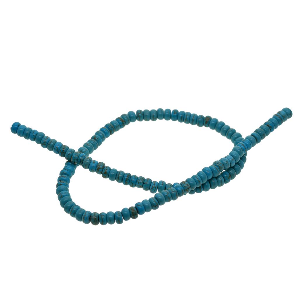 3x1 Strand Turquoise Loose Spacer Beads for jewelry making  abacus beds 6x3mm