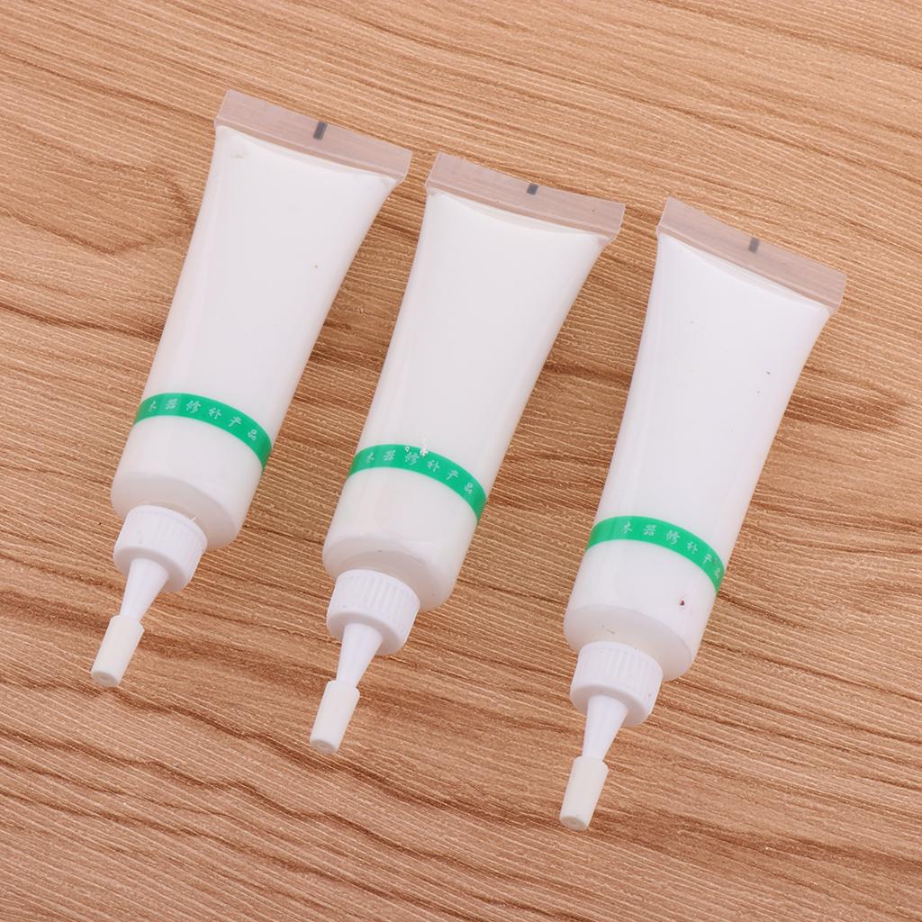 3x3pcs Wood Furniture Floor Refinishing Paint Scratch Paste white