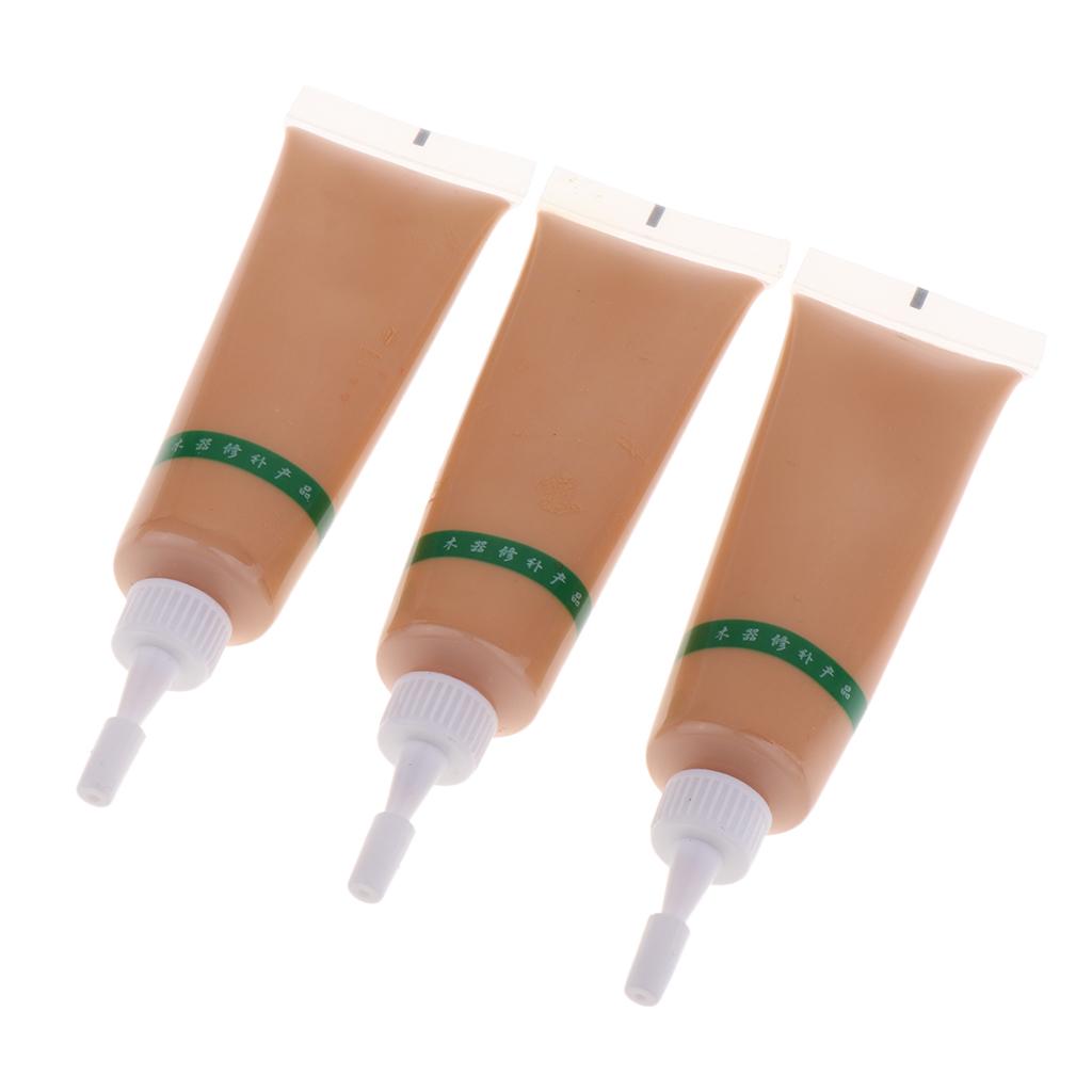 3x3pcs Wood Furniture Floor Refinishing Paint Scratch Paste Camphorwood 