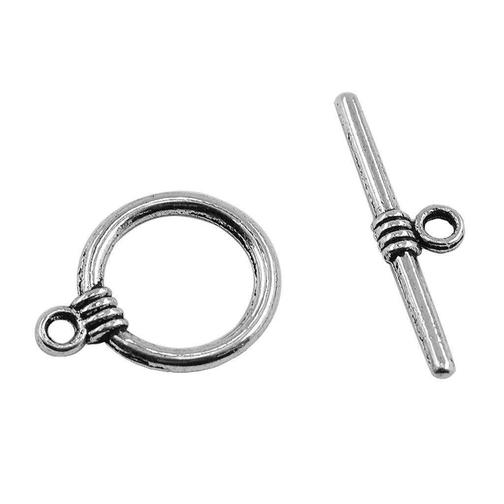 4x50 Set Toggle Clasp Pendant for Jewelry DIY Making Accessories