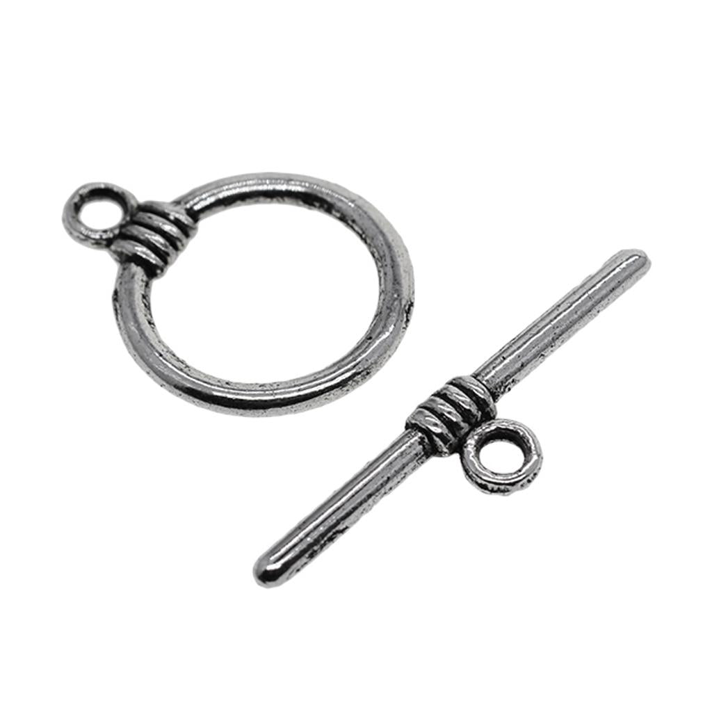 3x50 Set Toggle Clasp Pendant for Jewelry DIY Making Accessories