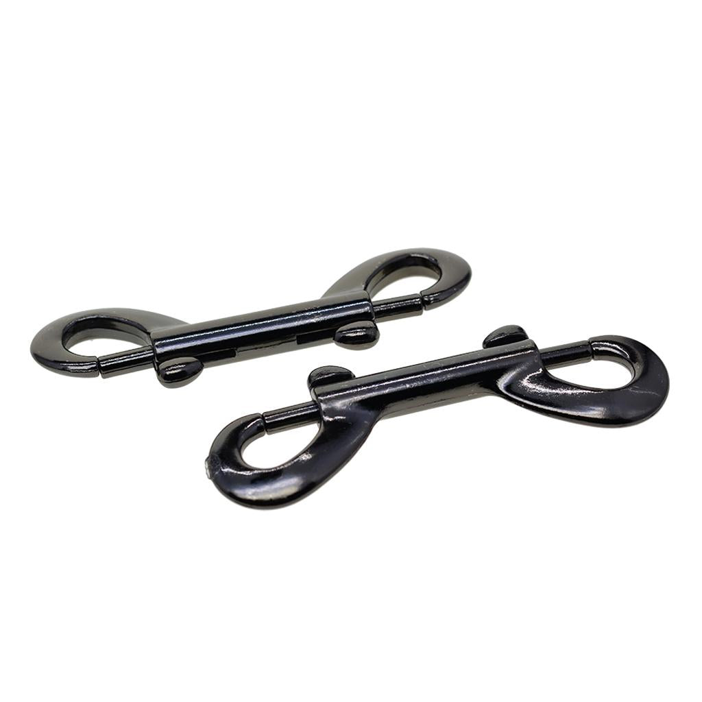 4x1 Pack Double End Gate Snap Hook Key Holder Alloy Clip Keychain  2 pieces 
