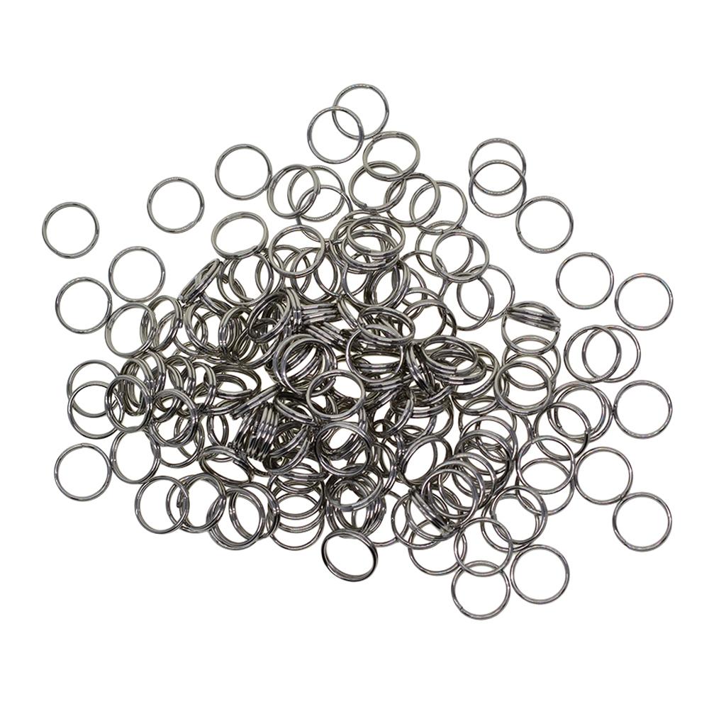 3x500pcs Stainless Steel Split Key Rings Keyrings Loop Jewelry Findings  7mm