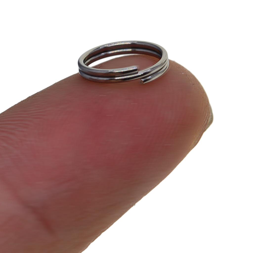 2x500pcs Stainless Steel Split Key Rings Keyrings Loop Jewelry Findings  7mm
