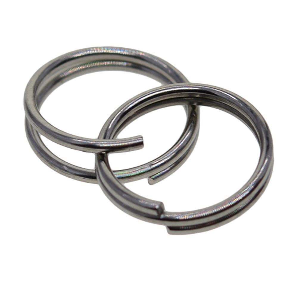 4x500pcs Stainless Steel Split Key Rings Keyrings Loop Jewelry Findings  7mm