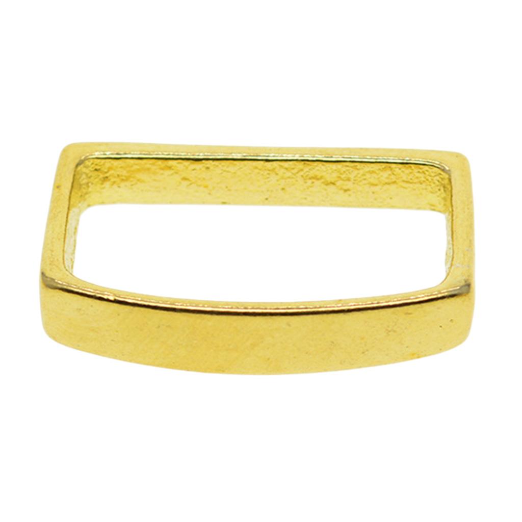 3xBrass D Ring Belt Loop Keeper Buckle for Leathercraft Bag Accessories 26 mm