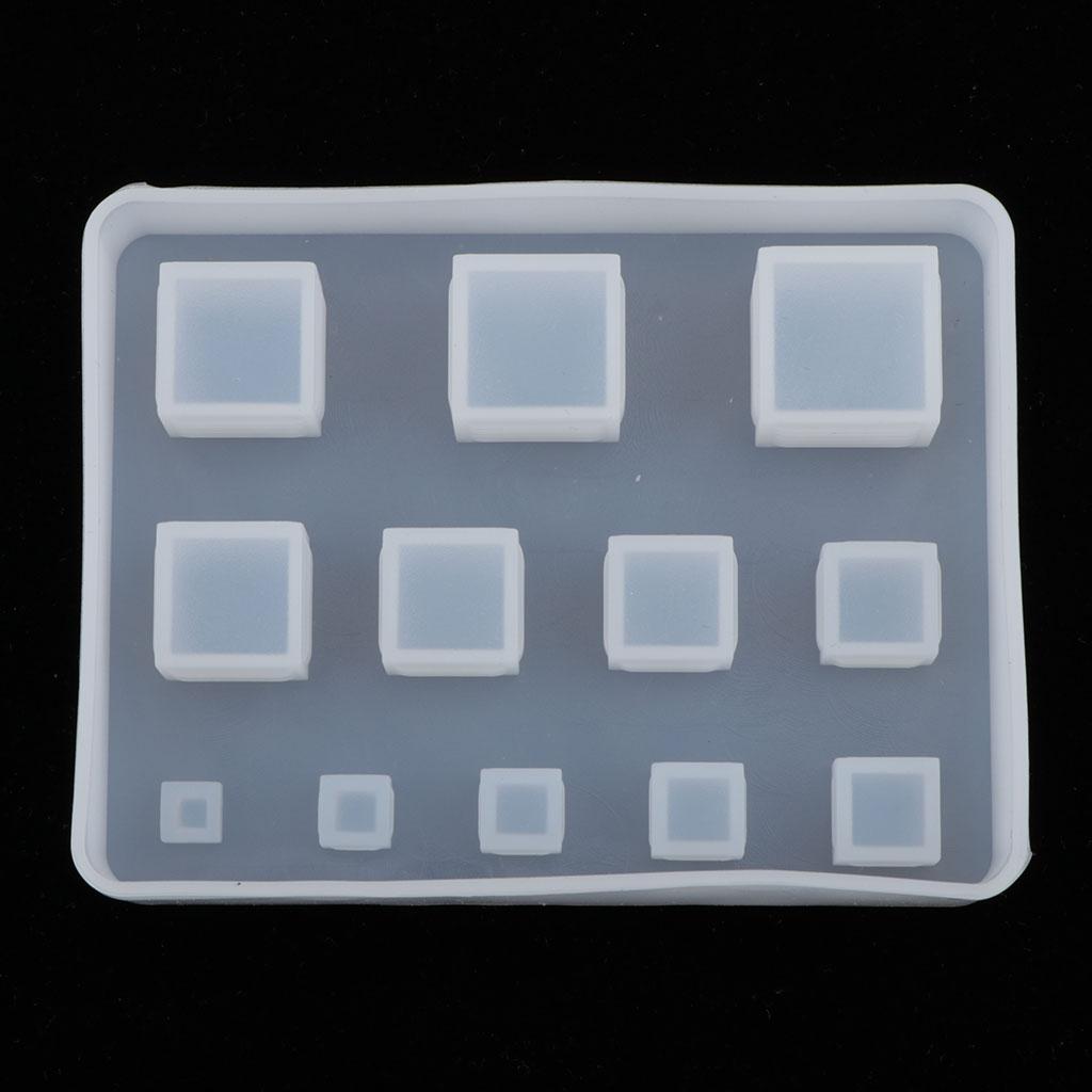 2xSilicone Pendant Mold DIY Jewelry Making Resin Craft Mould Tools 8.5x6.5CM