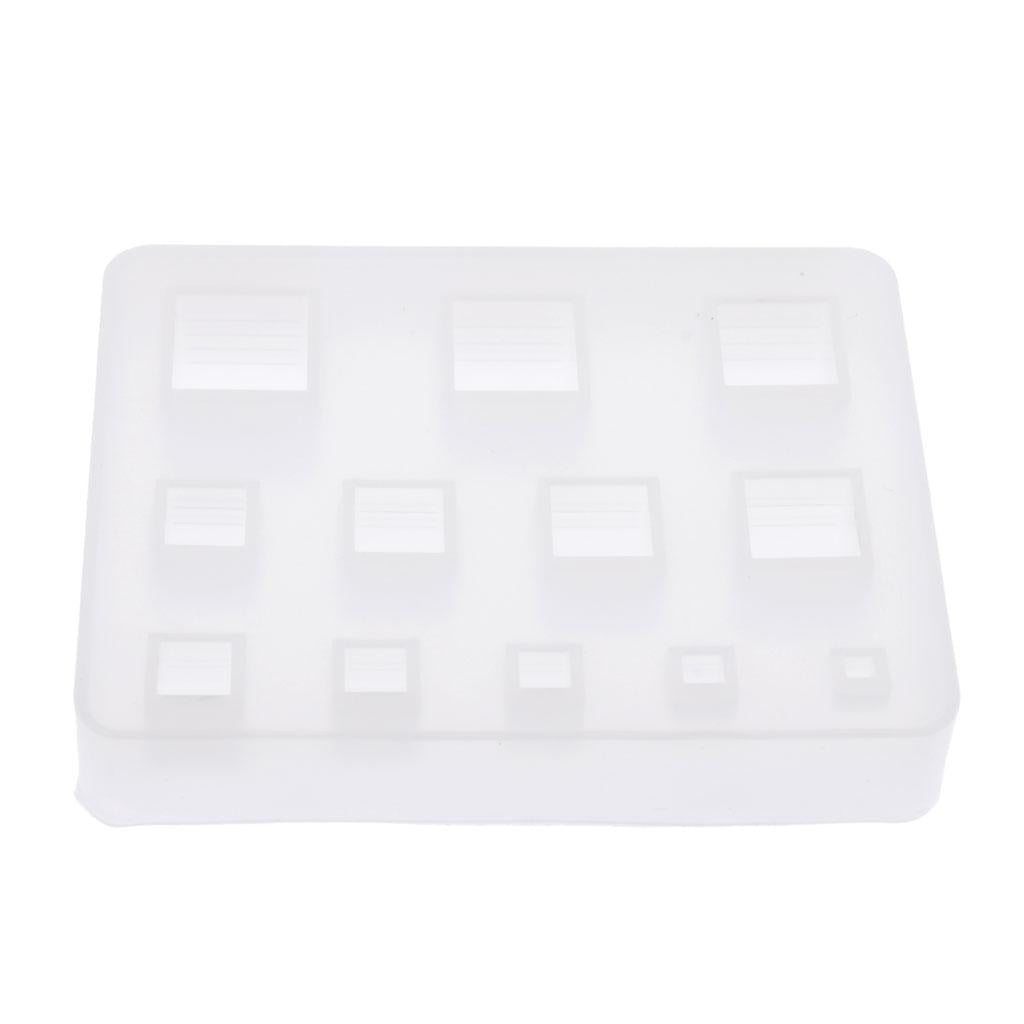 3xSilicone Pendant Mold DIY Jewelry Making Resin Craft Mould Tools 8.5x6.5CM