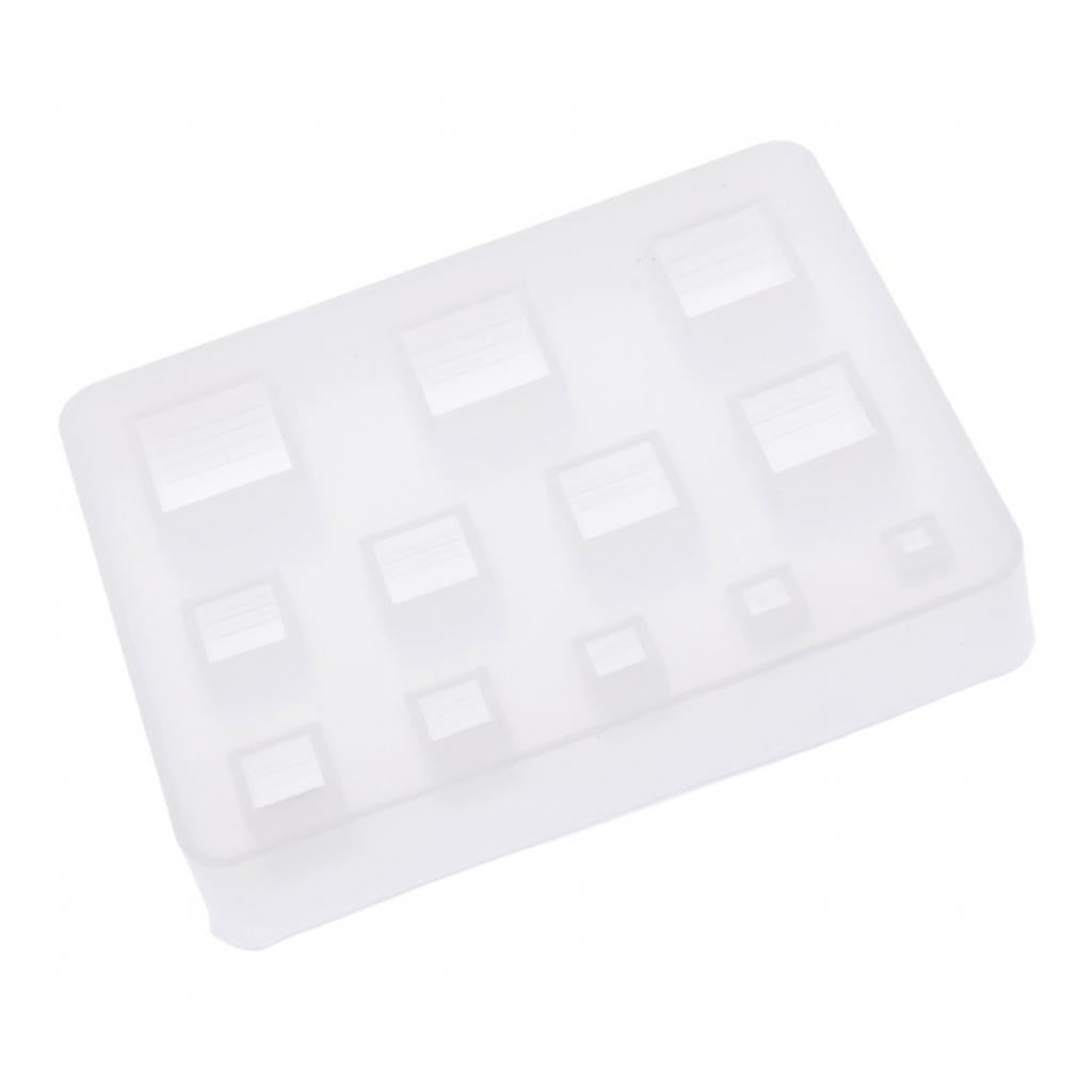 2xSilicone Pendant Mold DIY Jewelry Making Resin Craft Mould Tools 8.5x6.5CM