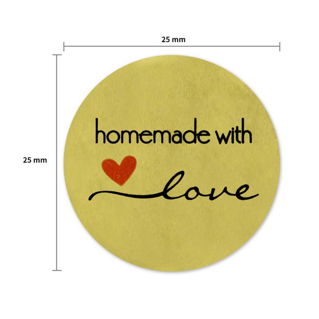 2x500Labels Paper Stickers Food Wrapping Seal Labels Wedding Shower Packaging