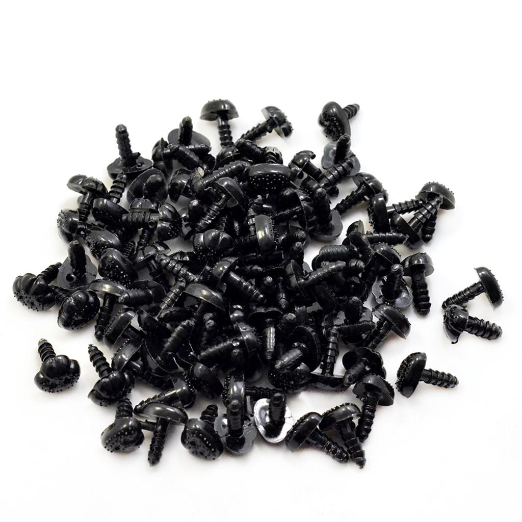 2x100Pcs Flowers Shaped Plastic Safety Nose Dog Puppet Making Childern Toys
