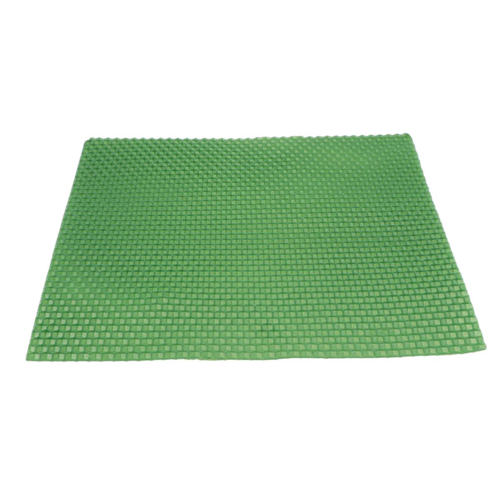 3x20x20cm honeycomb beeswax slice pieces for pillar candle taper DIY  green