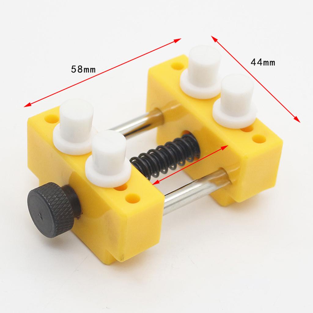 2xWatchmaker Repair Tools Watch Back Case Remover Watch Holding Tool Yellow
