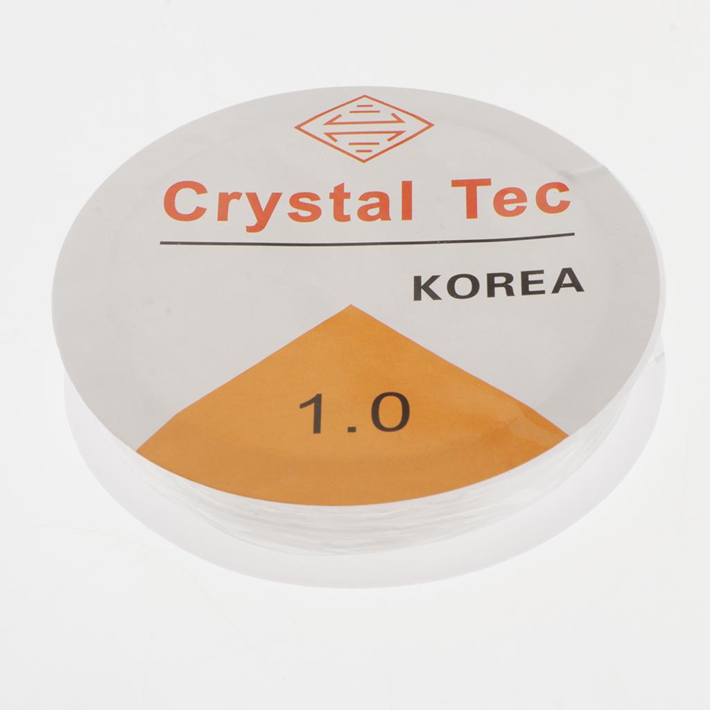 3x10 Rolls Clear Elastic Beading Stretch Thread for Jewelry Making 1.0mm