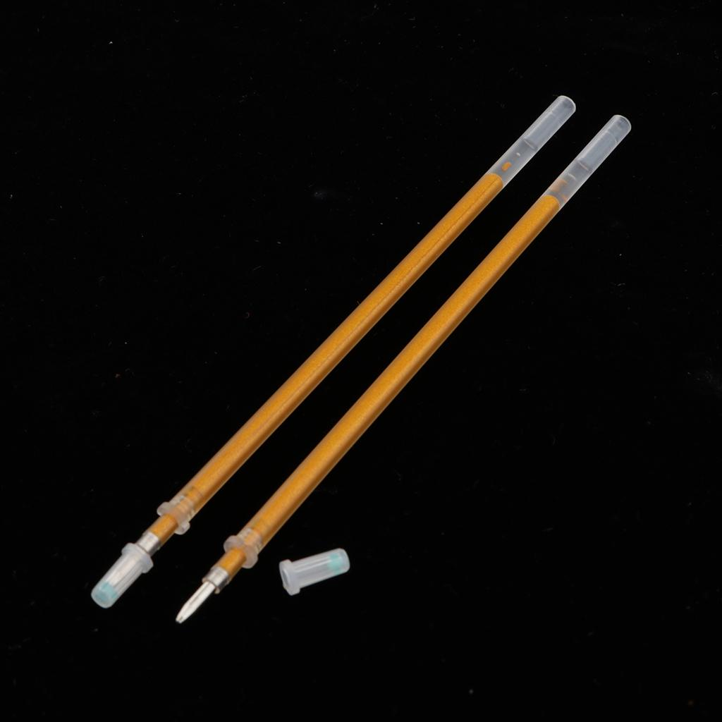 3x20 Pieces 0.7mm Gold Glitter Ink Gel Pen Refills Light Gold