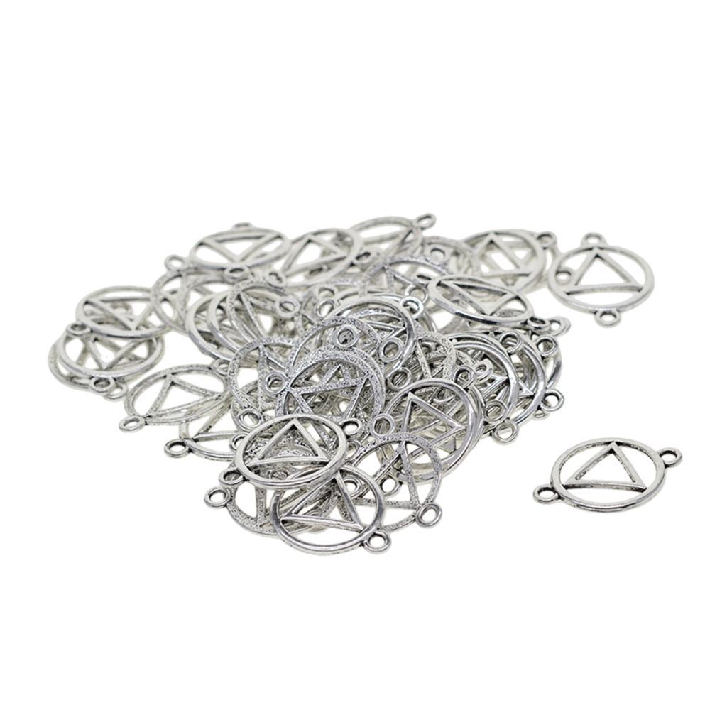 2x50pcs Celtic Spacer Loose Pendants Charms for Necklace Jewelry DIY Crafts