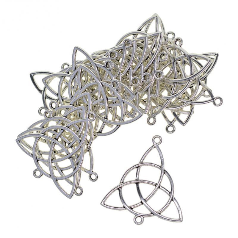 3x20   Celtic Knot Necklace Bracelets Pendant DIY Jewelry Making Charms