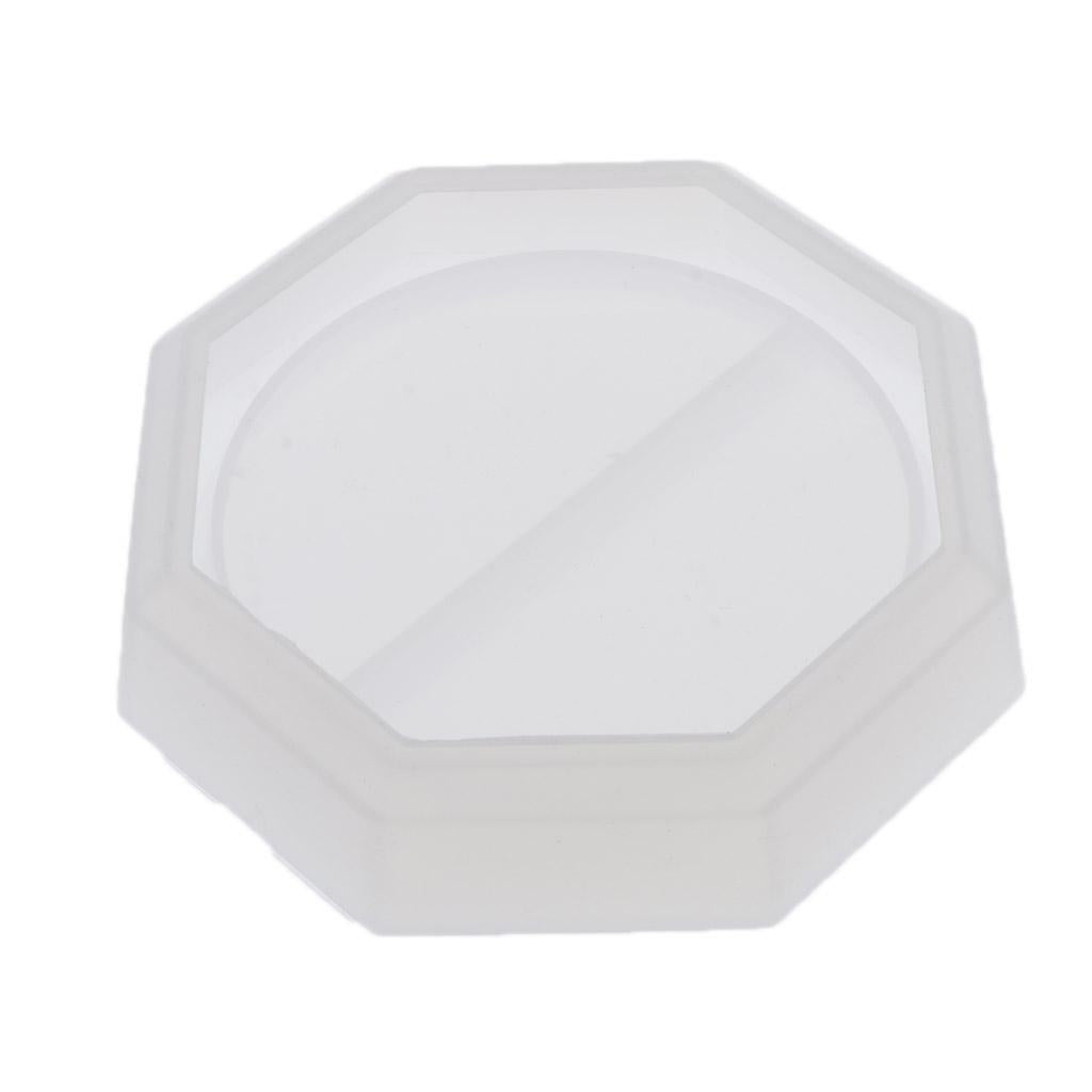 4xSilicone Coaster Molds Resin Casting Moulds for DIY Jewelry Making 13.2cm