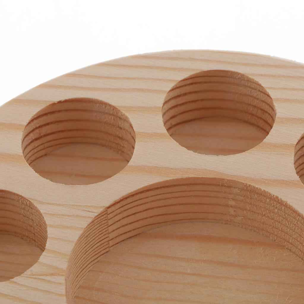 Wooden Essential Oil Display Stand Rack Organizer Shelf Can Hold 10 Bottles