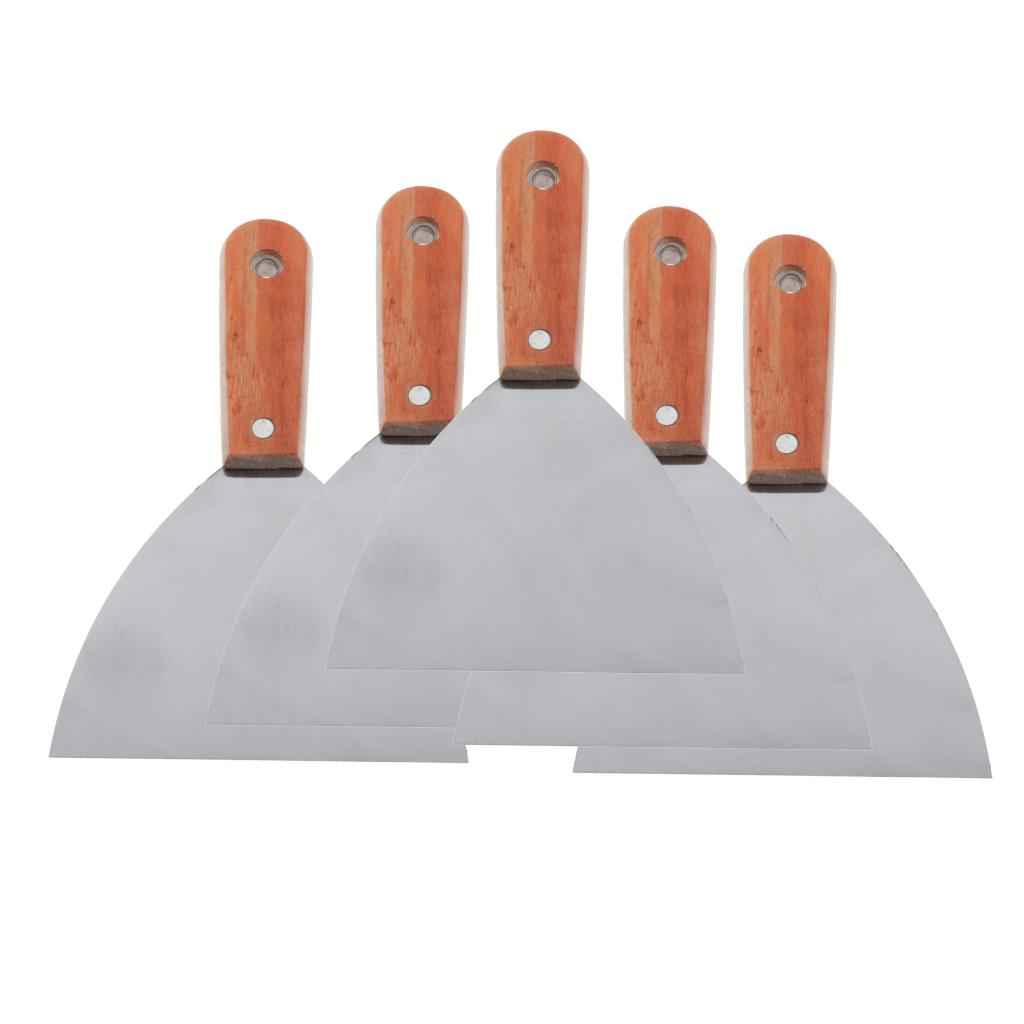 Steel Pro Wallpaper Paint Scraper Set Window Glass Filling Putty Knife 5inch