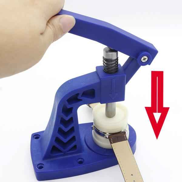 Watch Back Press Closer Watch Maker Repair Accessory Tool 8 Assorted Dies