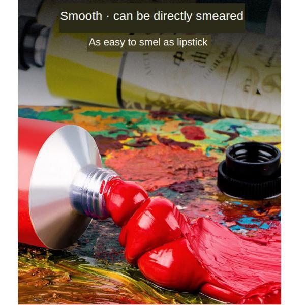 6x 1pc Oil Paint 50ml Tube Professional Children Drawing Black